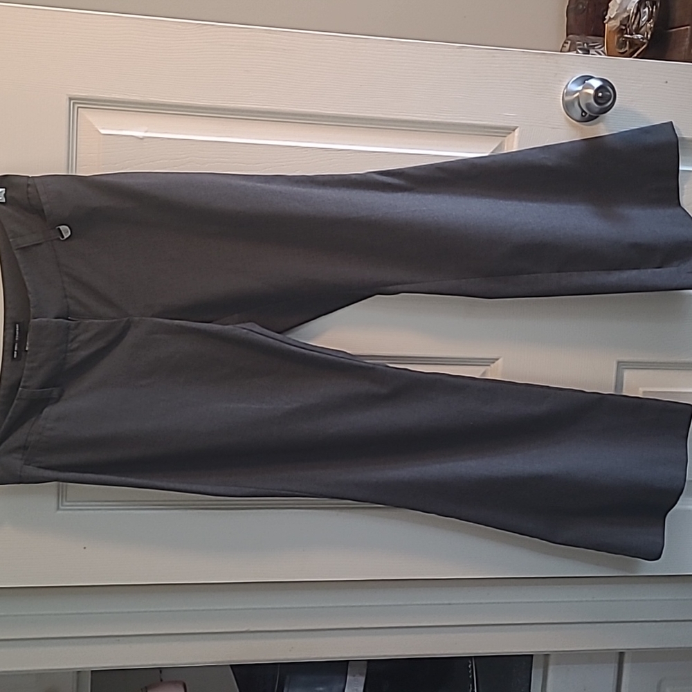 New York & Company grey flare pants
